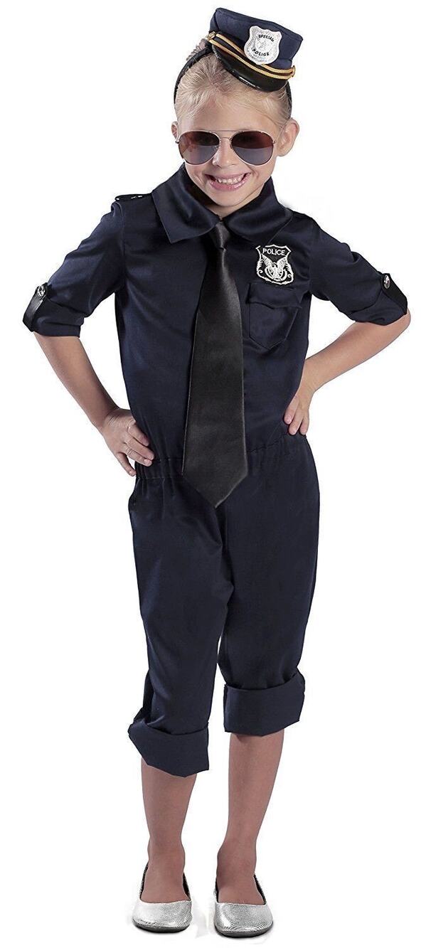 Girls Police Costume sz S